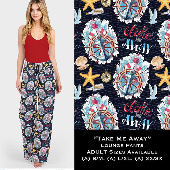 Take Me Away Print Lounge Pants w/ Pockets