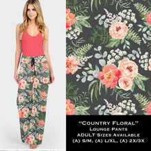 Country Floral Loungers