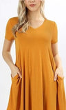 V-Neck Tunic With Pockets