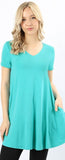 V-Neck Tunic With Pockets