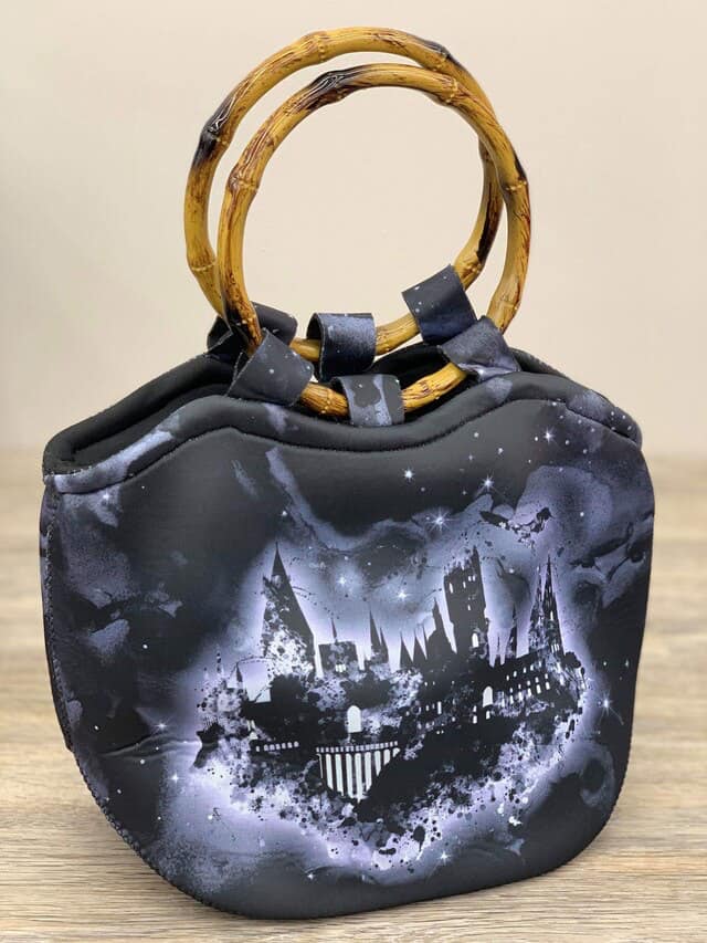 Neoprene Purse w/ Bamboo Handles