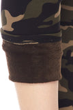 Camo Winter Thick Faux Fur Lined Butter Soft Leggings