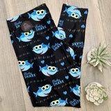 Baby Shark Song Print Soft Leggings - Kids Sizes
