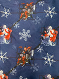 Wintertime Fun Norman Rockwell Christmas Soft Leggings