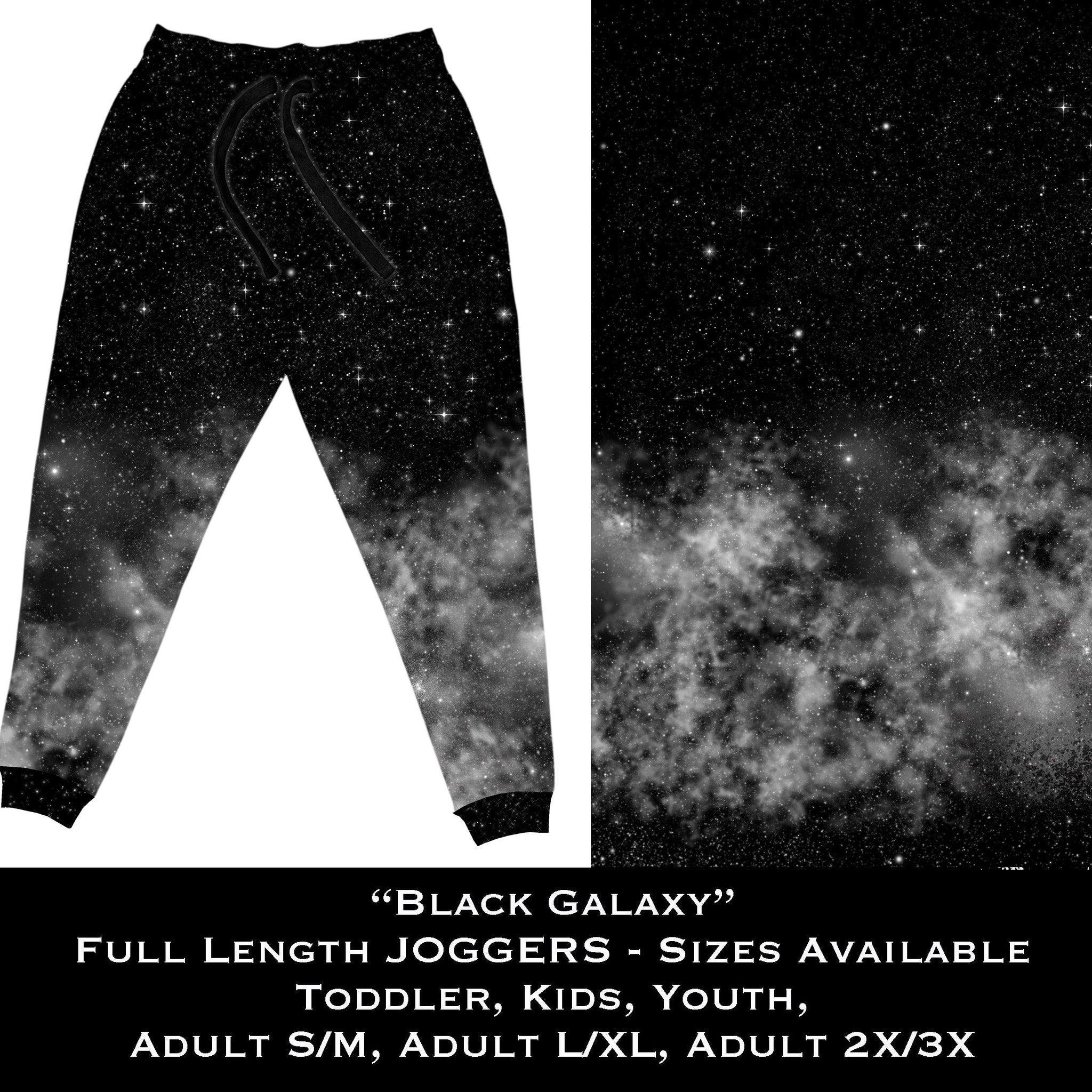 Black Galaxy - Full Joggers