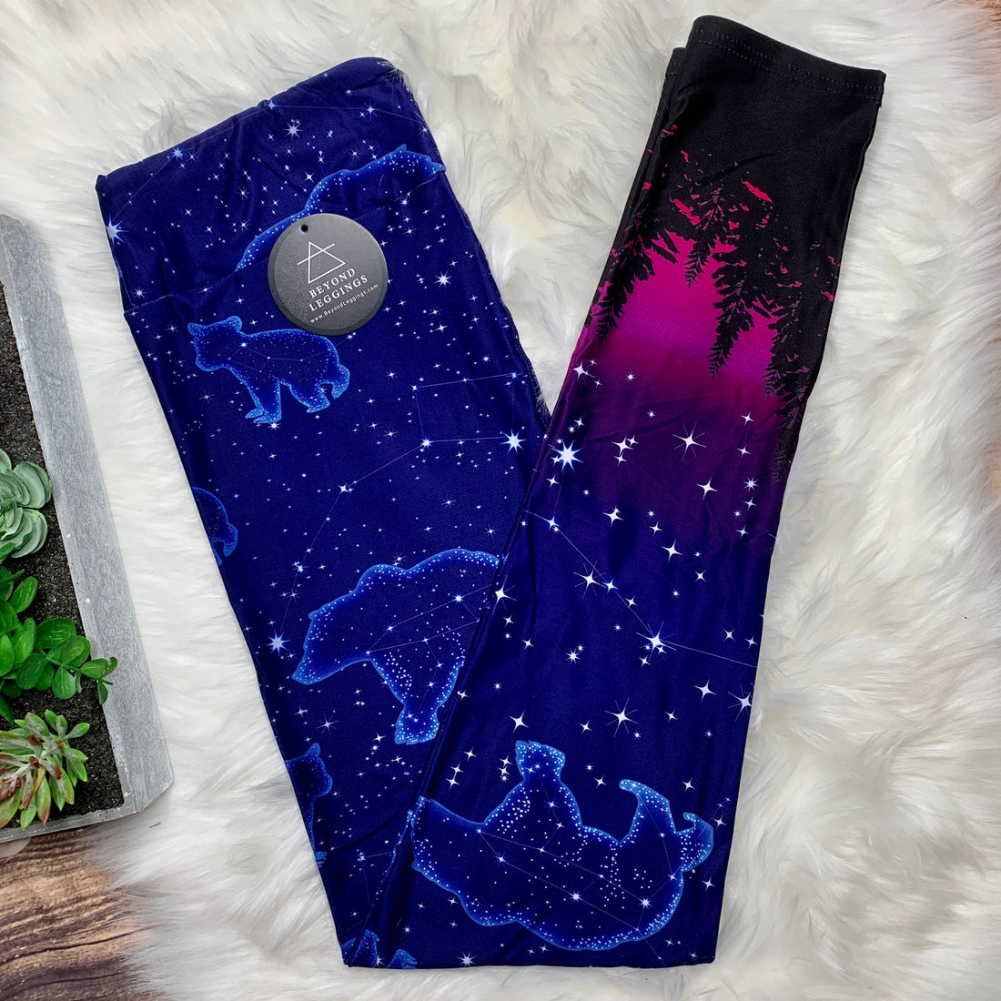 Starry Bear Constellation Dipper Leggings