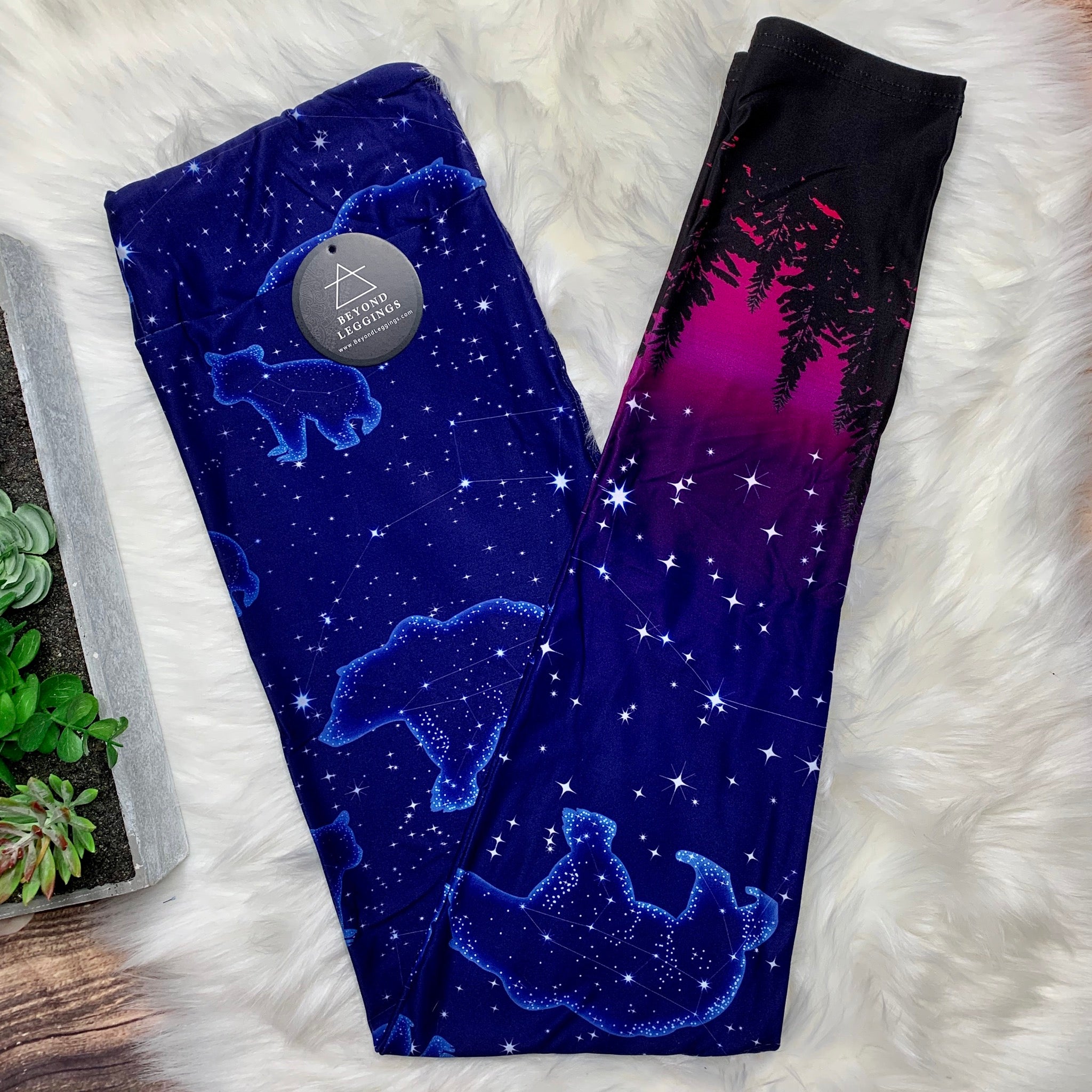 Starry Bear Constellation Dipper Leggings