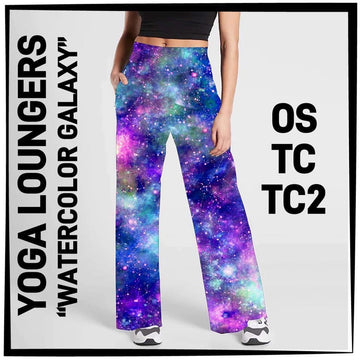 Nebula Galaxy Yoga Loungers w/ Pockets