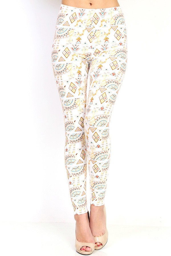 Sunny Elephant Print Leggings