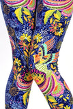 Birdie In Paradise Print Leggings