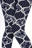 Ogee Paisley Print Leggings