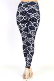 Ogee Paisley Print Leggings