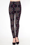 Tribal Mandala Print Leggings