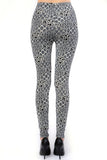 Black & White Quatrefoil Print Soft Leggings