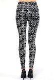 Arrow Square Geometric Pattern Print Leggings
