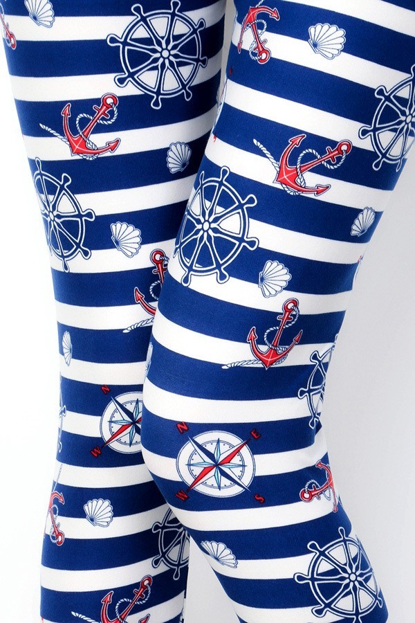 Anchors Away Print Leggings
