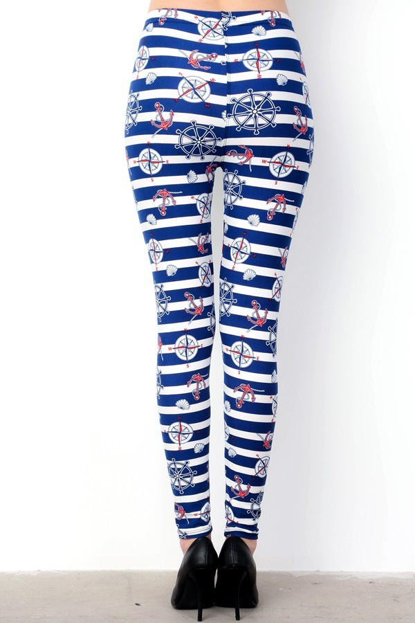 Anchors Away Print Leggings