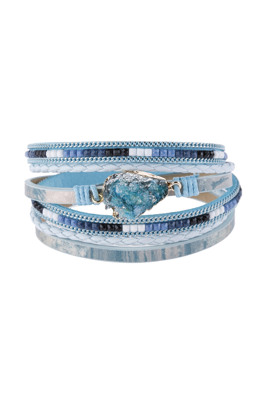Druzy Wrap Bracelet
