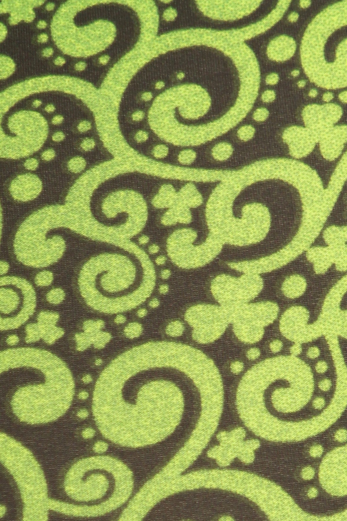 Lucky Clover Swirl Print Leggings