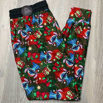 Christmas Alien Stitch Joggers