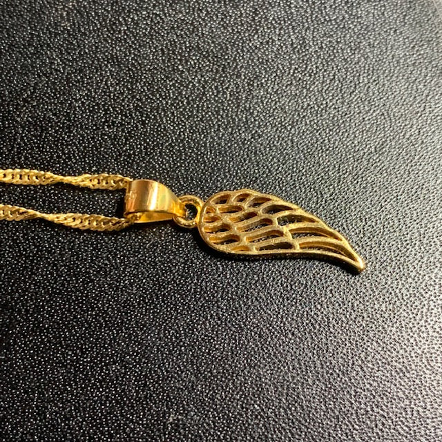 Gold Vermeil Angel Wing Necklace