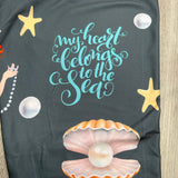 My Heart Belongs To The Sea Mermaid Soft Leggings