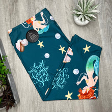 My Heart Belongs To The Sea Mermaid Full Or Capri Soft Leggings
