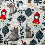 Little Red & The Wolf Print Soft Leggings - Adult & Kids