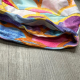 Watercolor Mermaid Scale Soft Leggings with Pocket in Waist Band