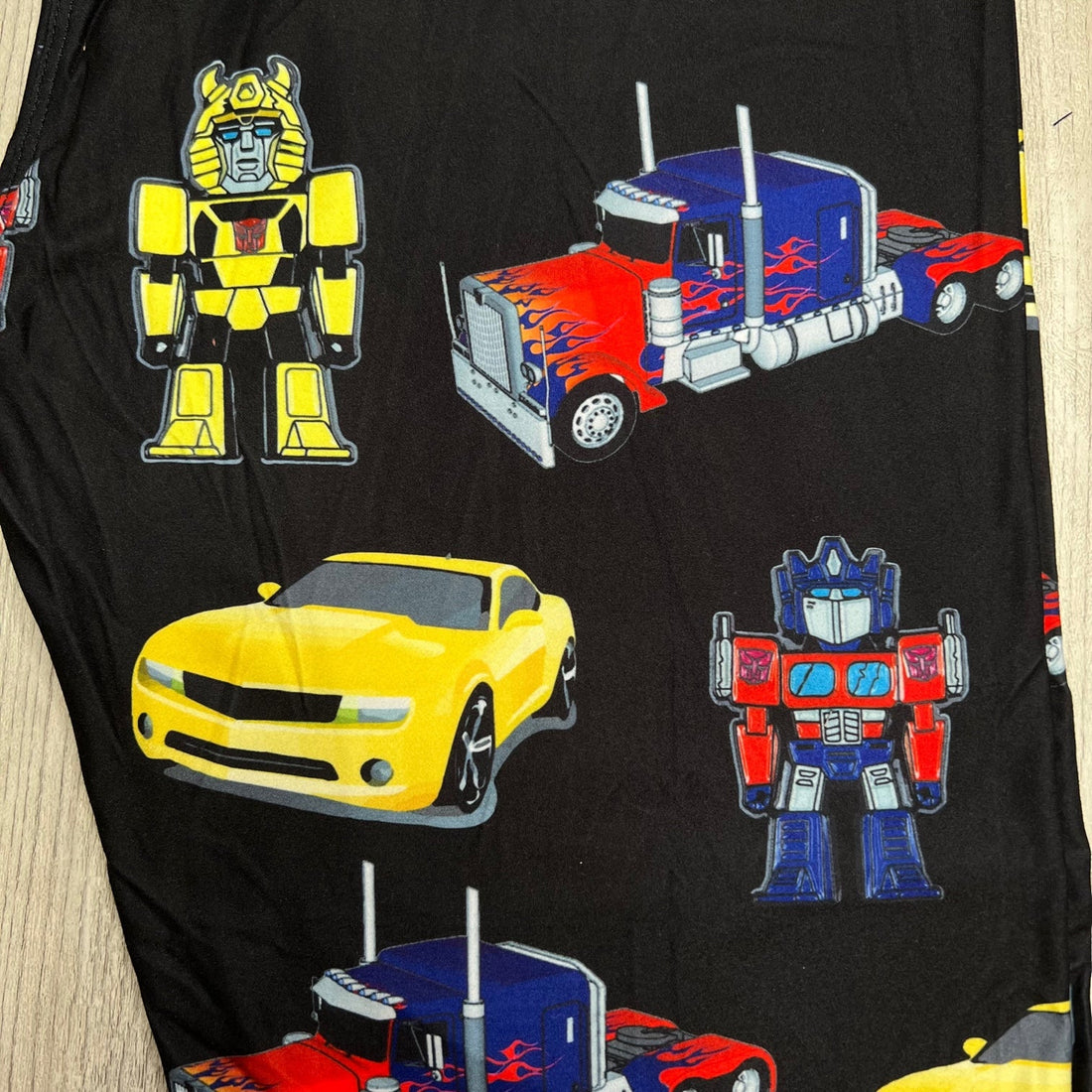 Transformers Car Truck Bumblebee optimus prime Leggings