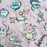 I Don't Believe In Humans Soft Leggings