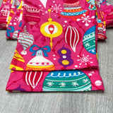 Pink Ornaments Print Soft Leggings - Adult & Kid Sizes