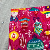 Pink Ornaments Print Soft Leggings - Adult & Kid Sizes