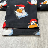 Santa Sheep Print Soft Leggings