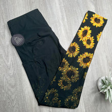 Sunflower Ombre Soft Leggings w/ & w/o Sport Double Pockets