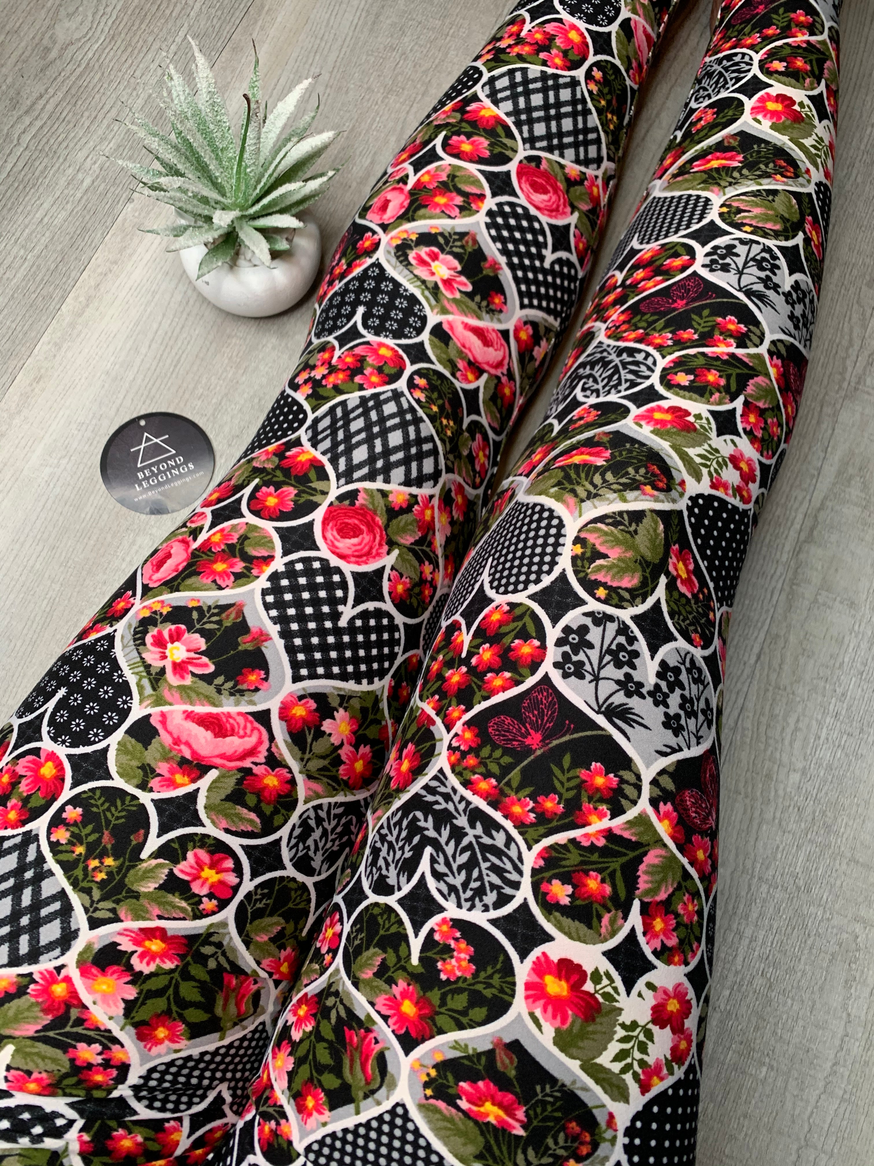 Wild Flower Heart Soft Leggings