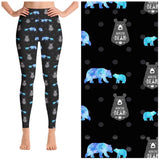 Auntie Bear Polka Dot Soft Leggings