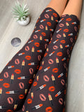 Lipstick and Kisses Capri Soft Leggings