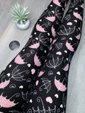 Raining Love Heart Umbrella Print Soft Leggings - Adult & Kid Sizes