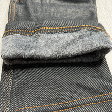 Soft Winter Stretch Denim Thermal Fleece Fur Lined Jeans Soft Leggings Pant Jeggings