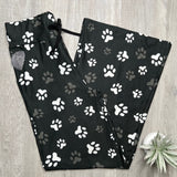 Paw Print - High Waisted Wide Leg Hybrid Leggings/Pants w/ Pockets