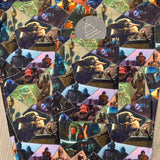 Soldiers Of Space Opera Print Leggings with Pockets