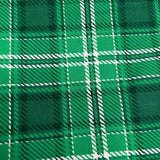 Green Square Plaid Soft Leggings