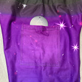 Rainbow Side Crisscross Cutout Capri Soft Leggings W/ Pockets