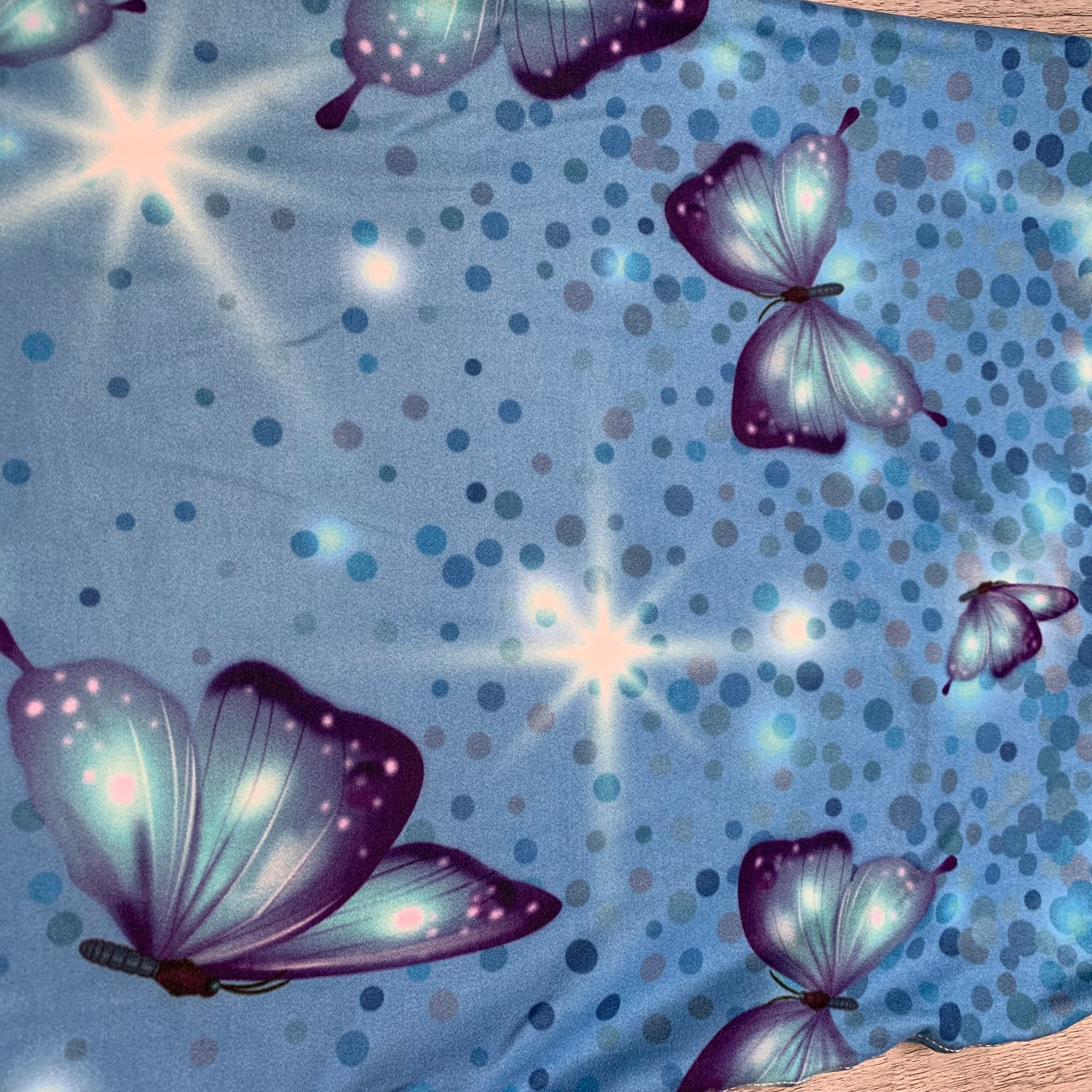 Butterfly Crystal Capri Soft Leggings