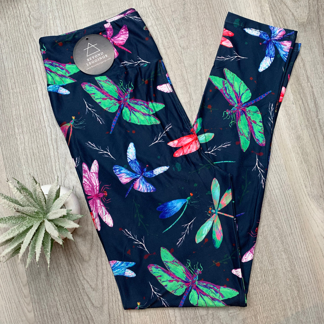 Colorful Dragonflies Leggings