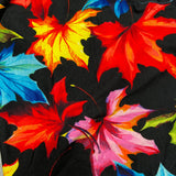 Vivid Colorful Leaves Soft Leggings