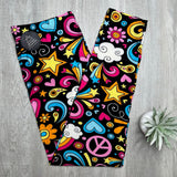 Extra Soft printed leggings with 4-way stretch fabric, so you can move with absolute comfort and ease.