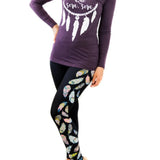 Extra Soft printed leggings with 4-way stretch fabric, so you can move with absolute comfort and ease.