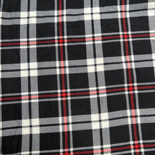 Black & Red Plaid Print Soft Leggings